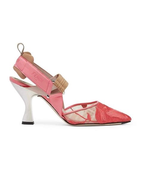 fendi colibri pink|fendi colibri slingback pumps.